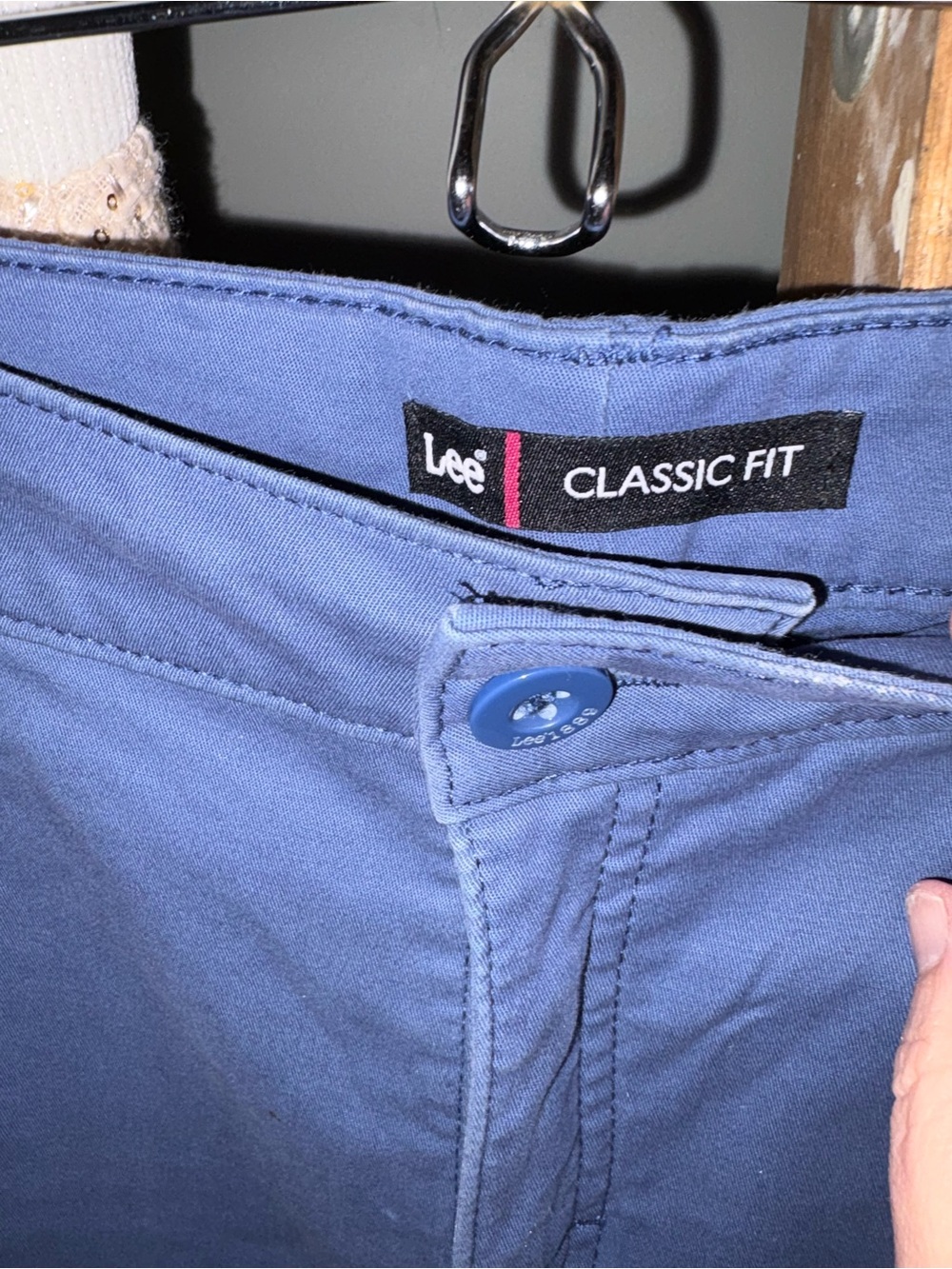 Blue Cotton Blend Shorts size 12 from Lee - Picture 5 of 7